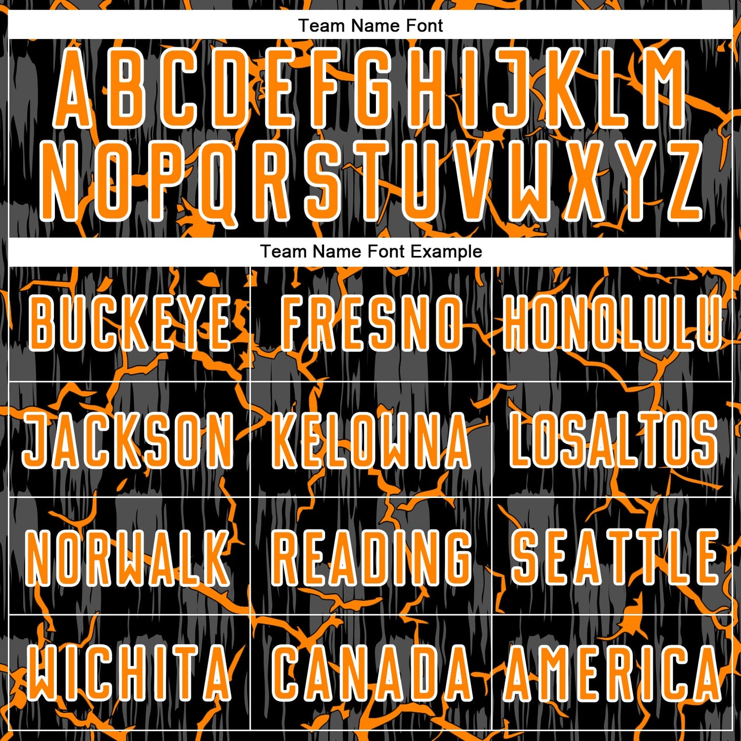 Custom Black Bay Orange-White Lightning Sublimation Soccer Uniform Jersey