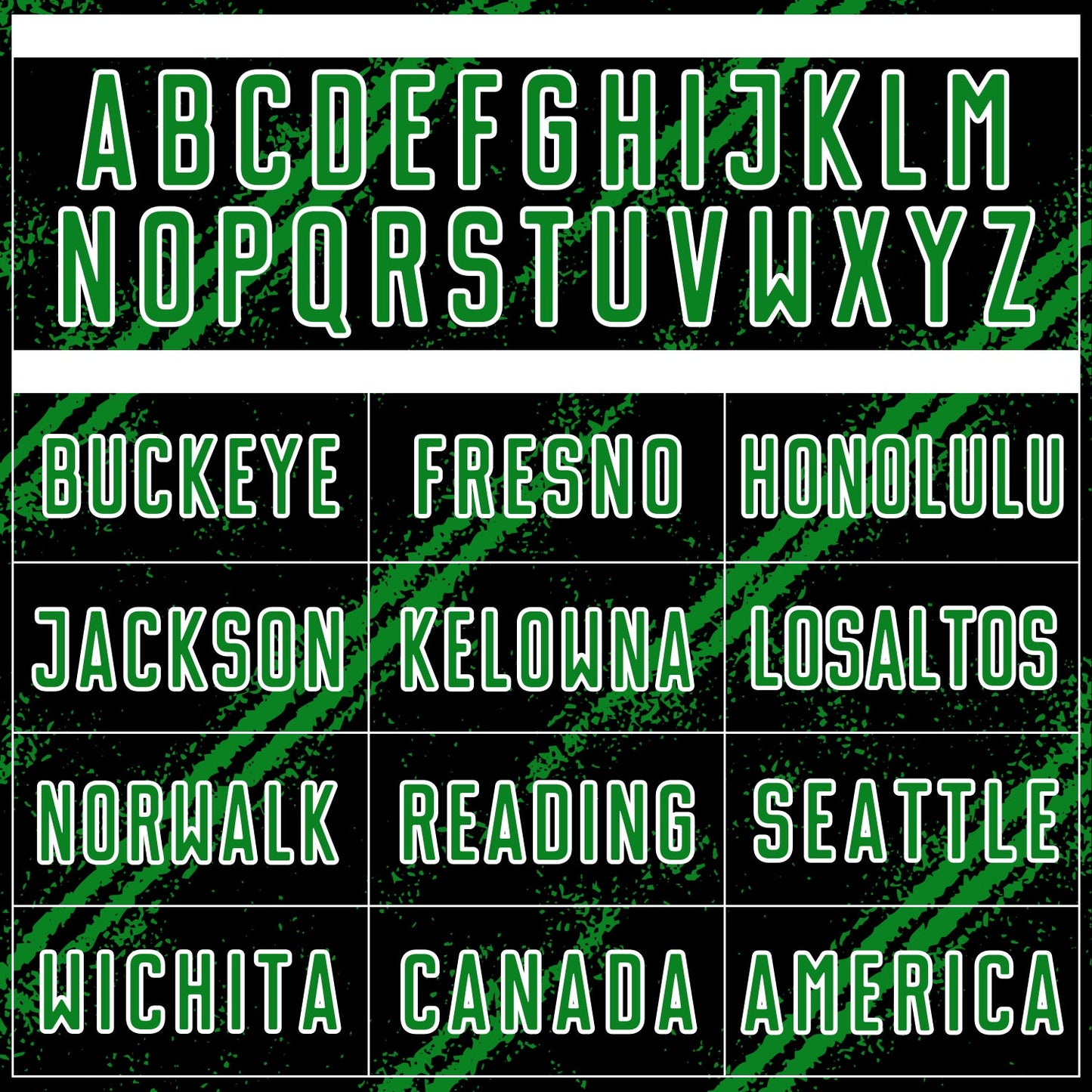 Custom Black Grass Green-White Abstract Fragment Art Splash Sublimation Soccer Uniform Jersey