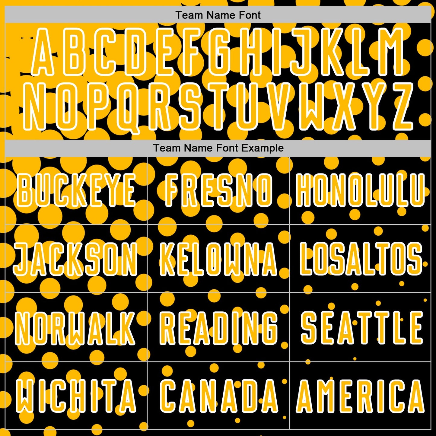 Custom Black Gold-White Modern Polka Dot Sublimation Soccer Uniform Jersey