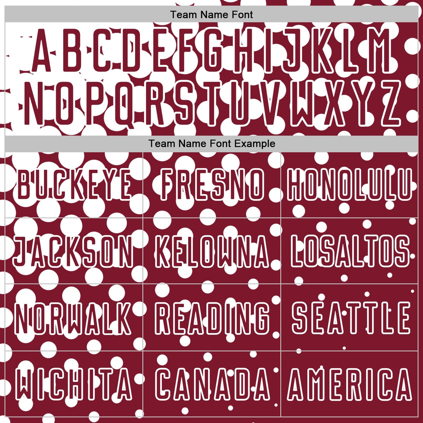 Custom Crimson White Modern Polka Dot Sublimation Soccer Uniform Jersey