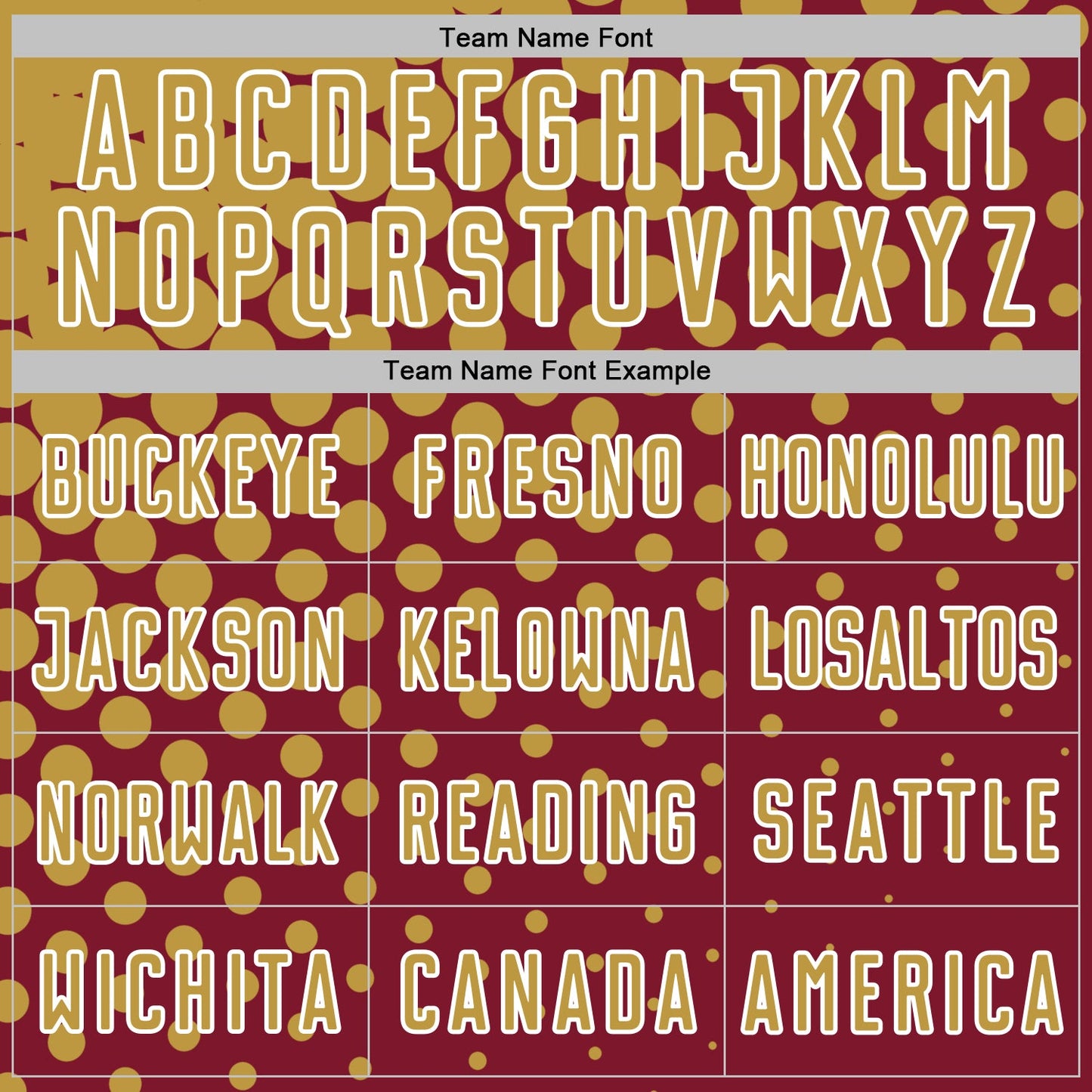 Custom Crimson Old Gold-White Modern Polka Dot Sublimation Soccer Uniform Jersey