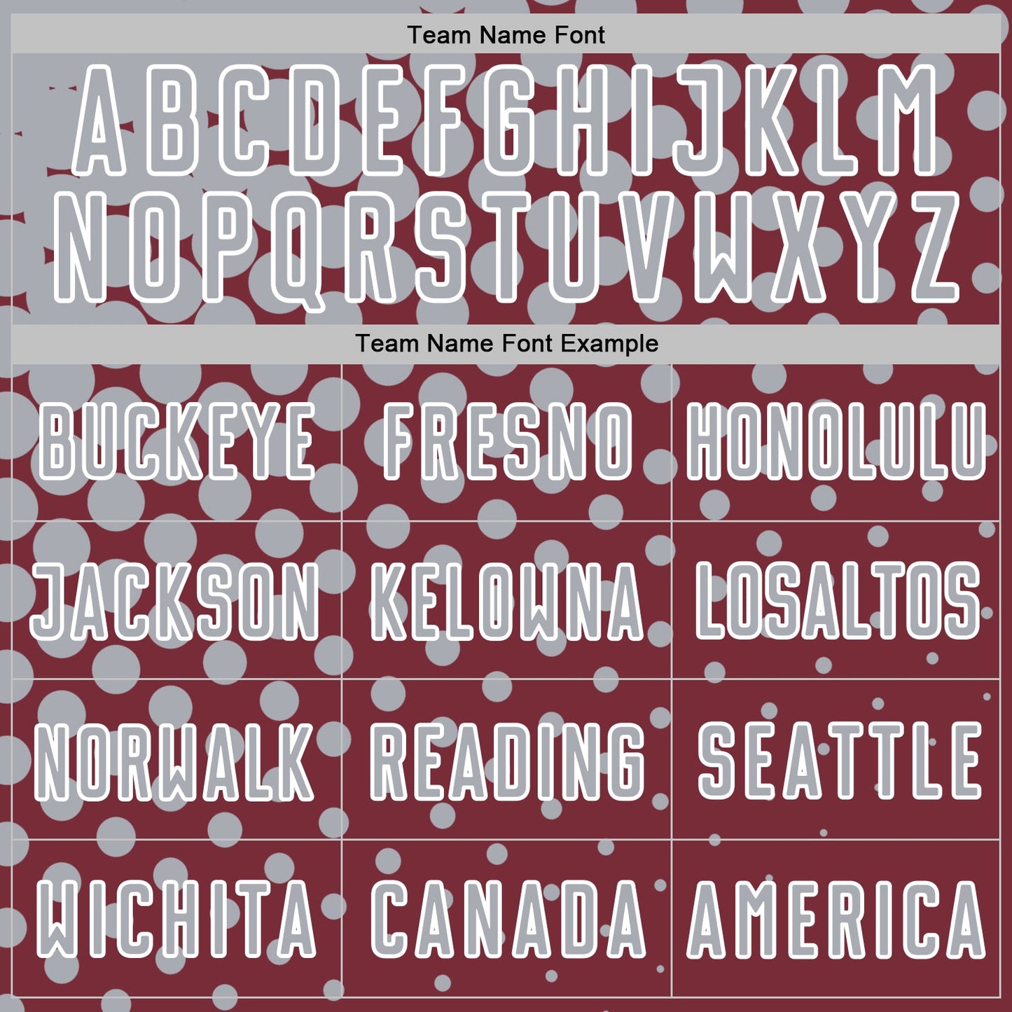 Custom Burgundy Gray-White Modern Polka Dot Sublimation Soccer Uniform Jersey