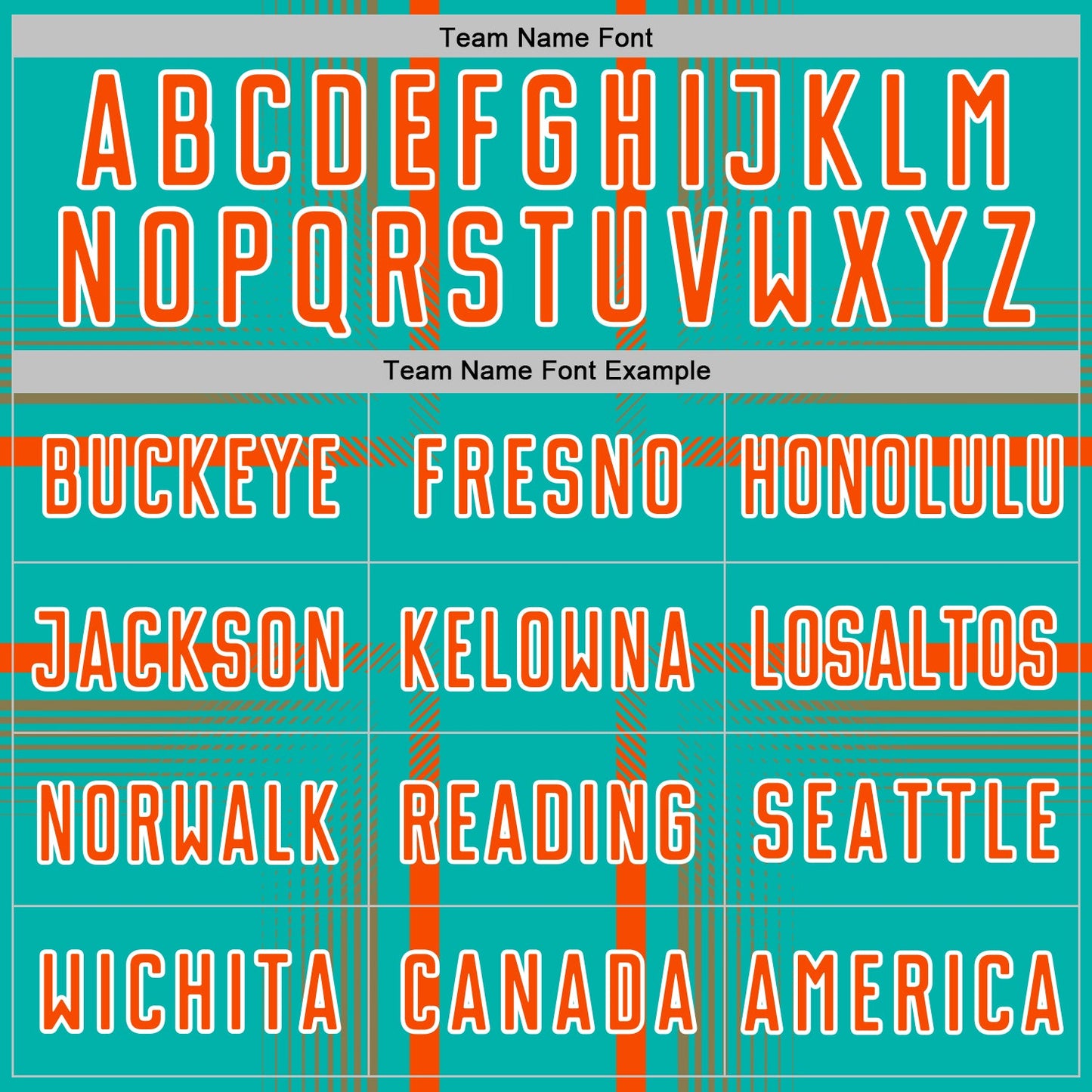 Custom Aqua Orange-White Lines Sublimation Soccer Uniform Jersey