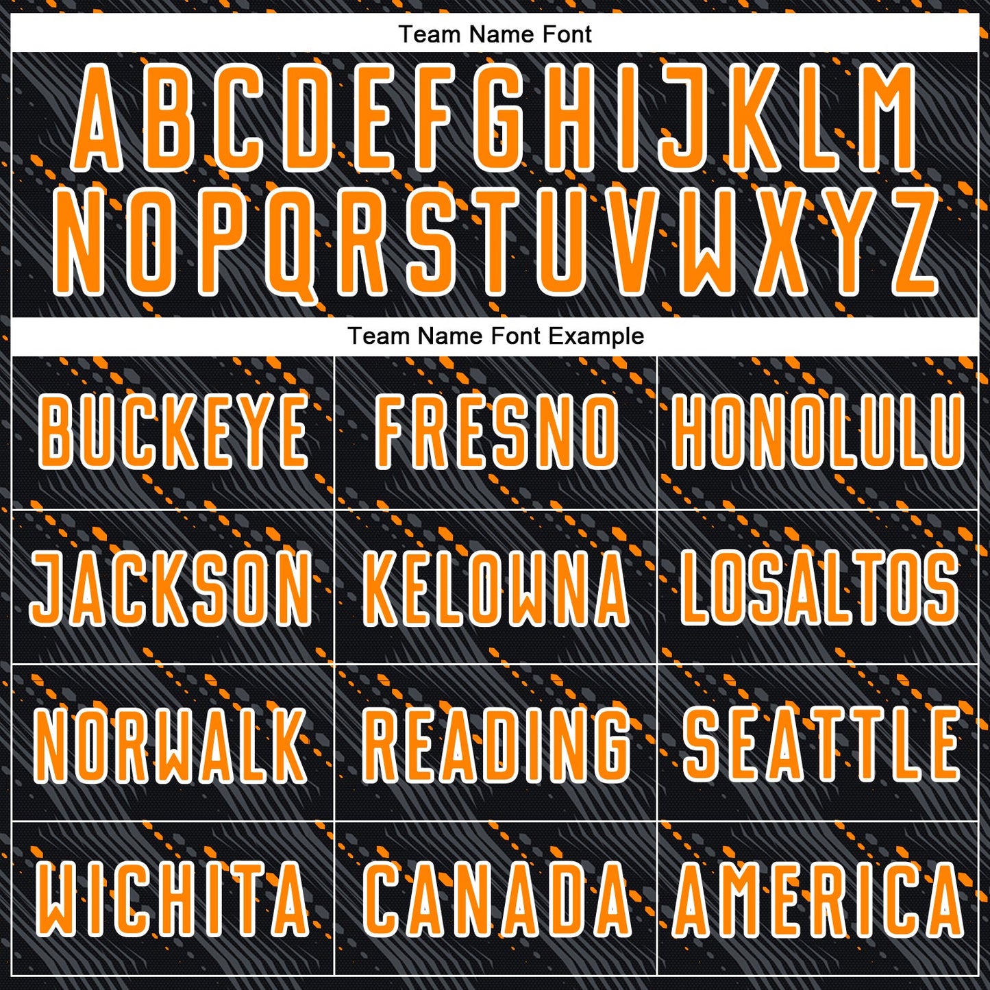 Custom Black Bay Orange-White Slant Lines Sports Sublimation Soccer Uniform Jersey