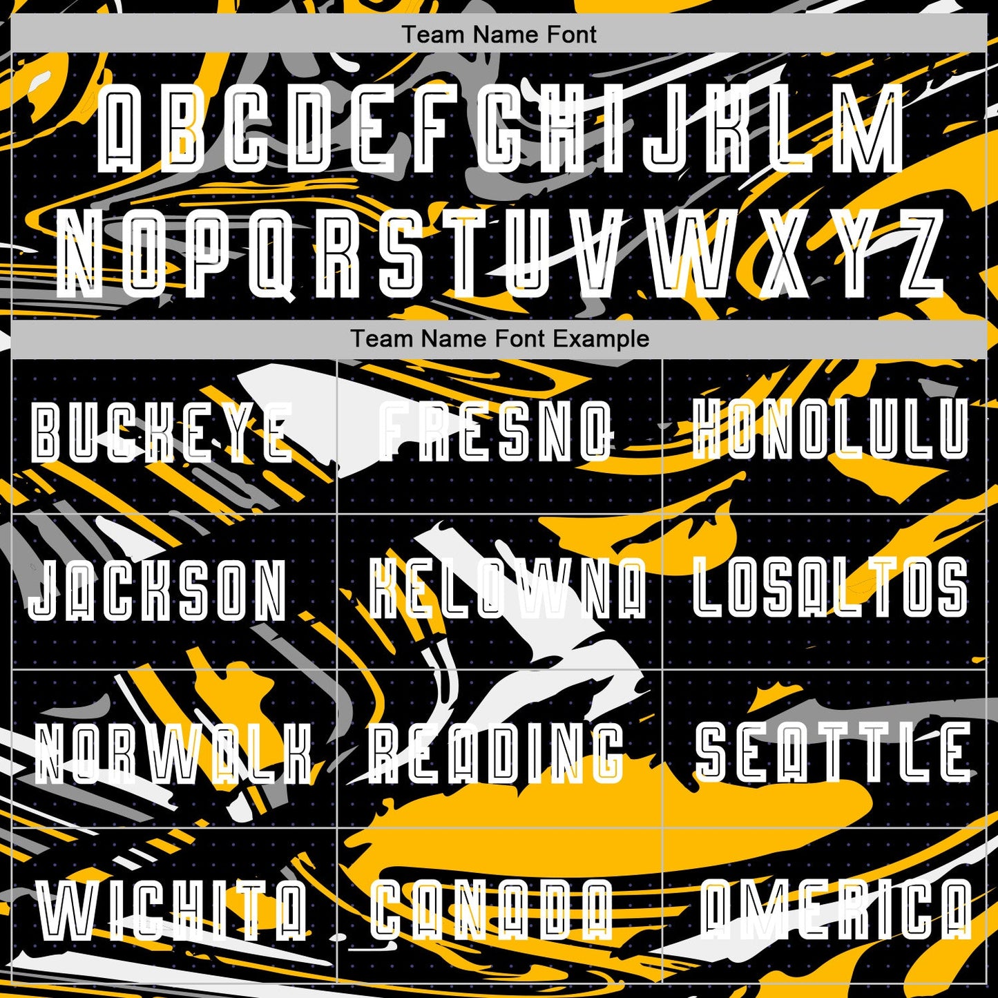 Custom Figure White Black-Gold Fluid Art Splash Sublimation Soccer Uniform Jersey