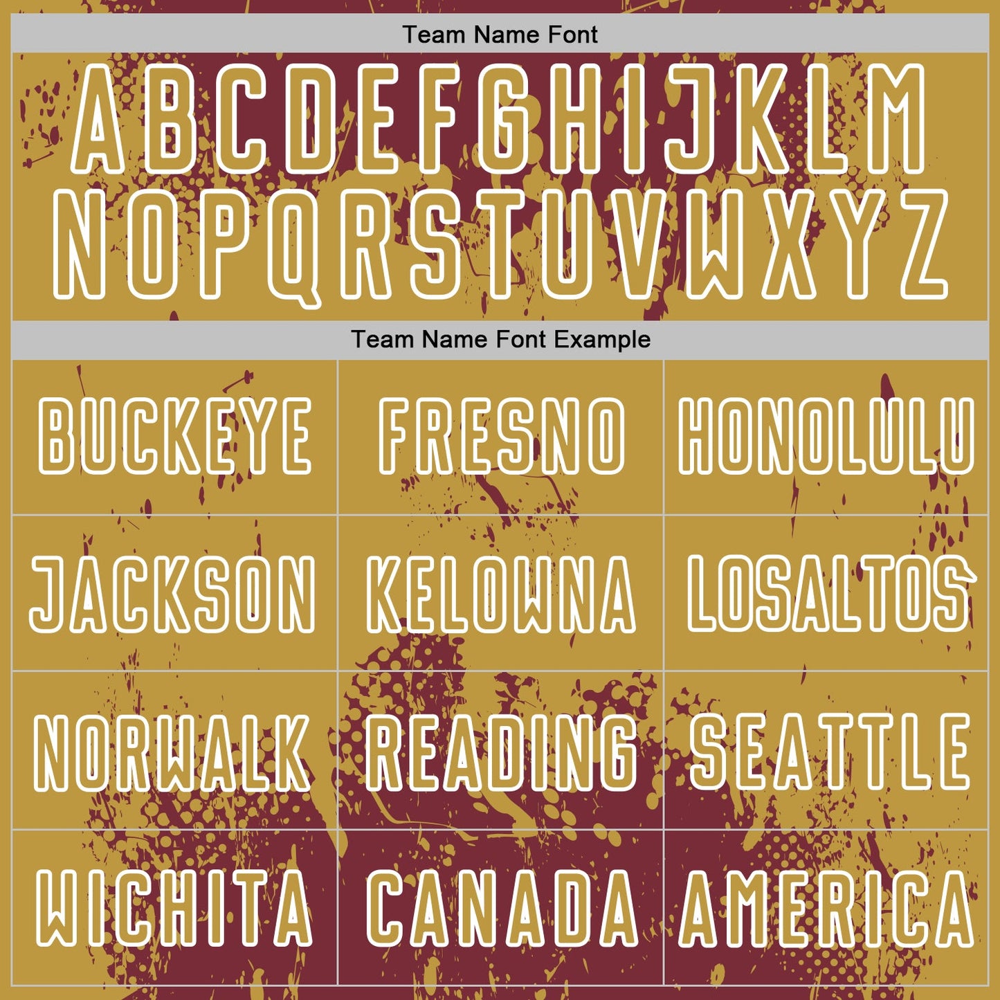 Custom Burgundy Old Gold-White Abstract Splatter Grunge Art Sports Sublimation Soccer Uniform Jersey