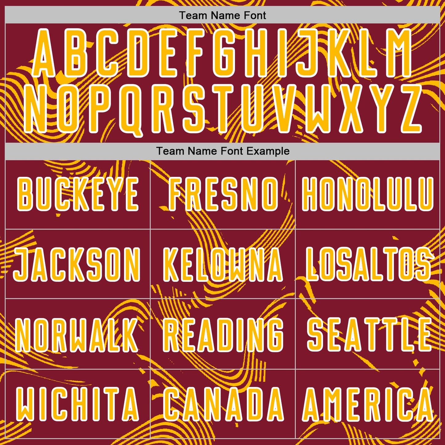 Custom Crimson Gold-White Curve Lines Sports Sublimation Soccer Uniform Jersey