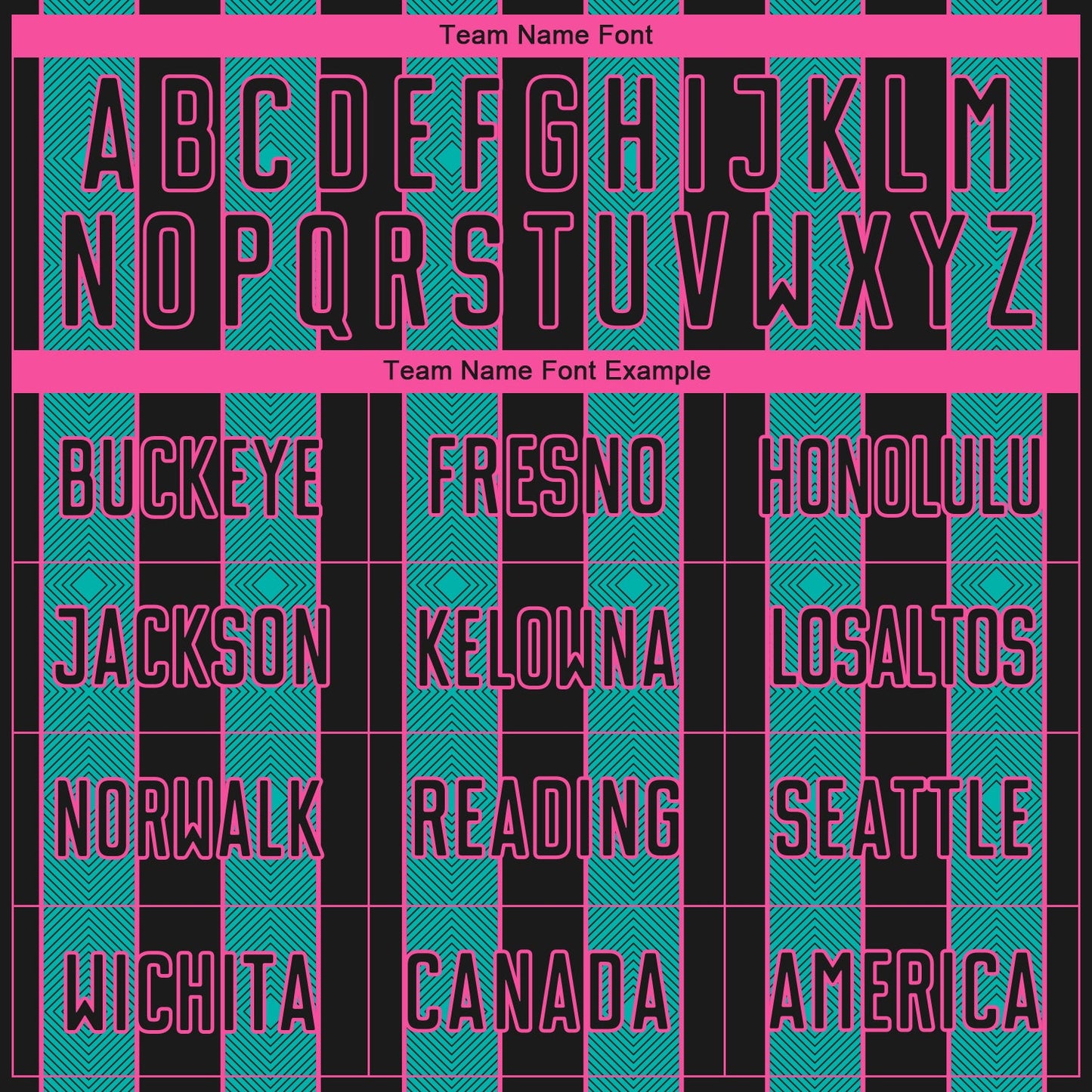 Custom Black Aqua-Pink Pinstripe Line Sports Sublimation Soccer Uniform Jersey