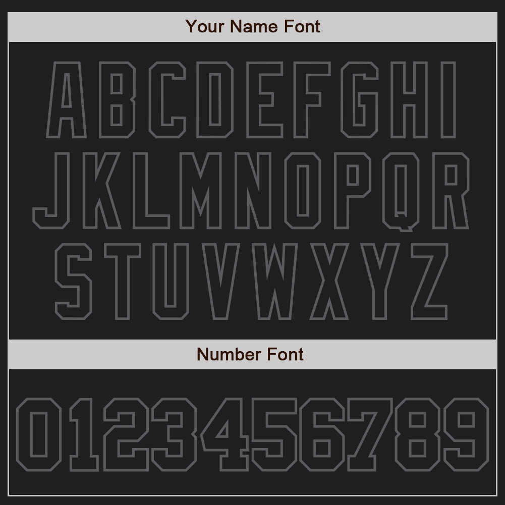 Custom Black Black-Steel Gray Two-Button Unisex Softball Jersey