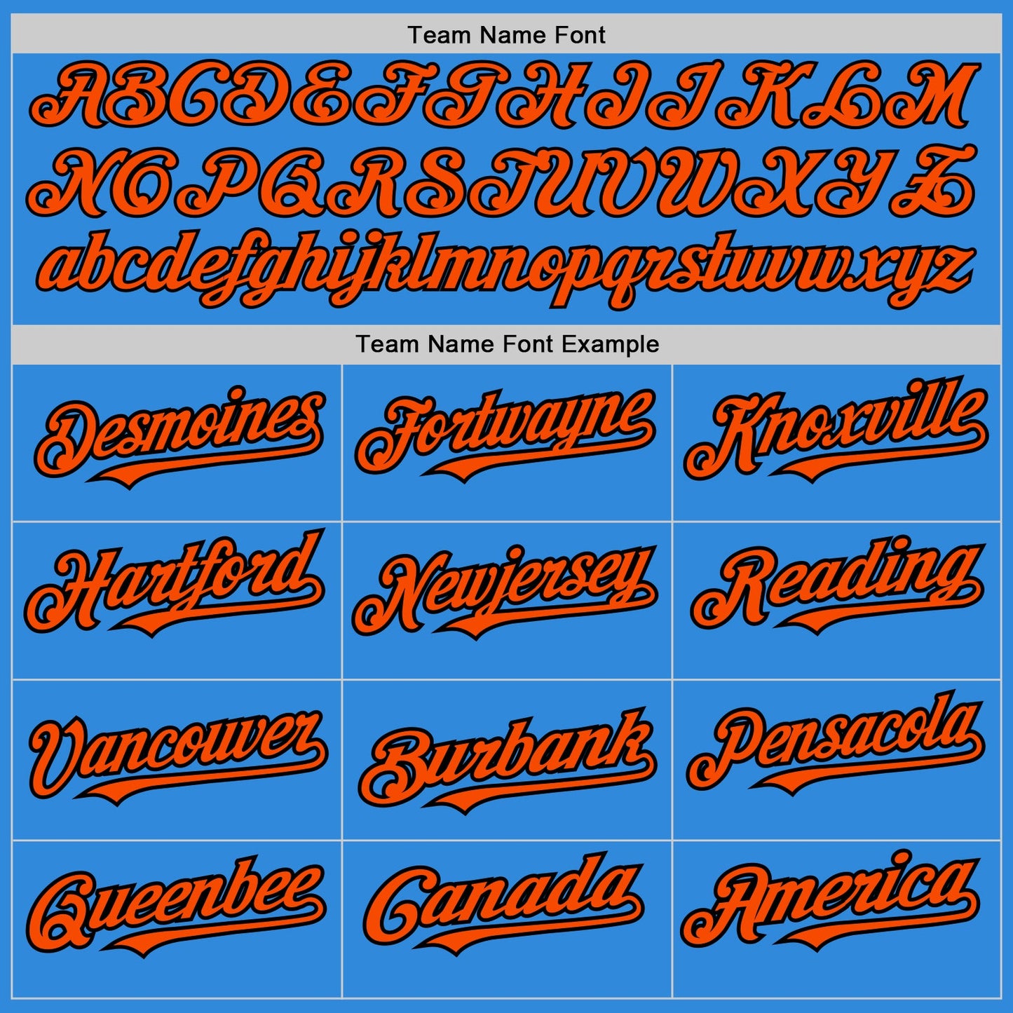 Custom Electric Blue Black Pinstripe Orange Two-Button Unisex Softball Jersey