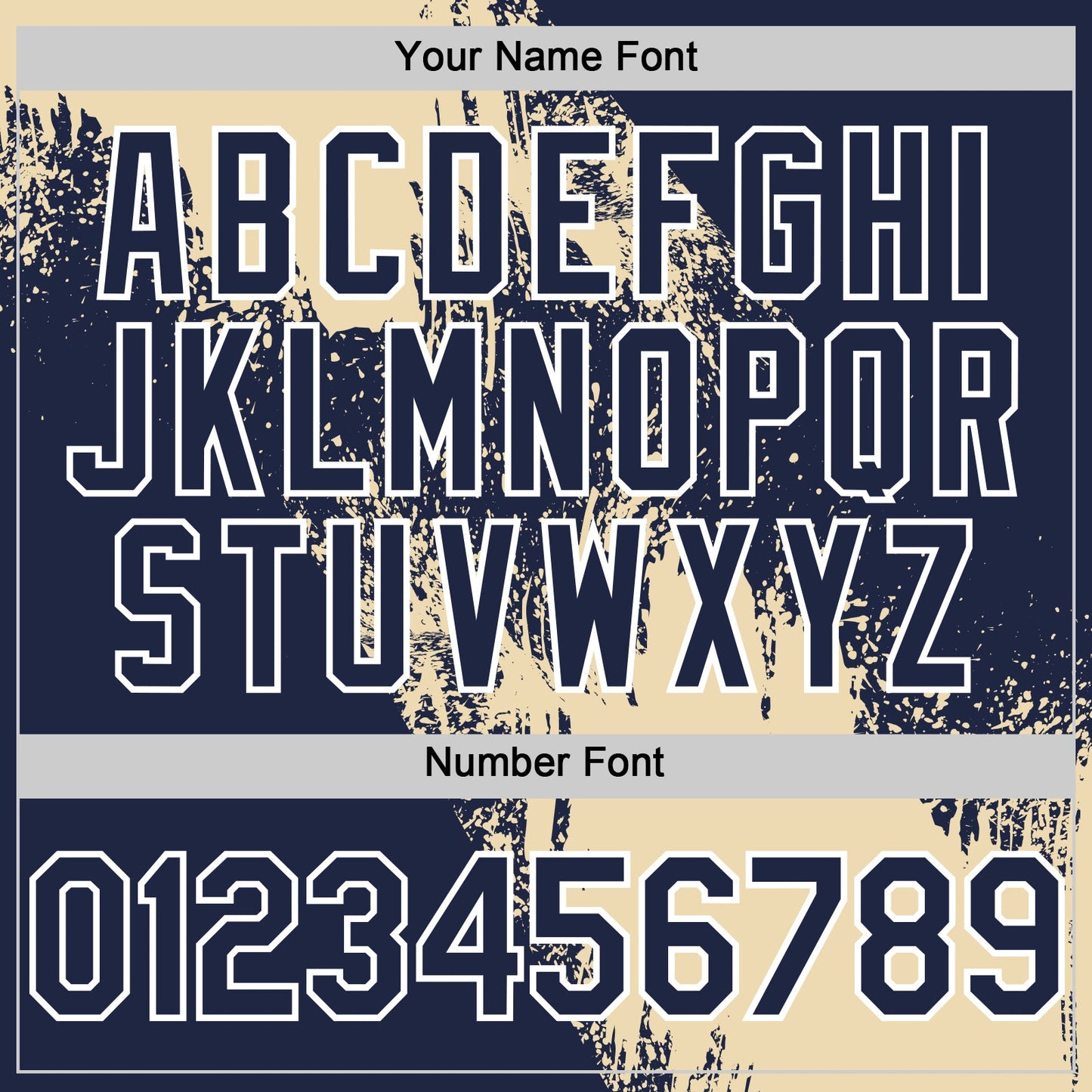 Custom Cream Navy-White 3D Pattern Abstract Brush Stroke Two-Button Unisex Softball Jersey