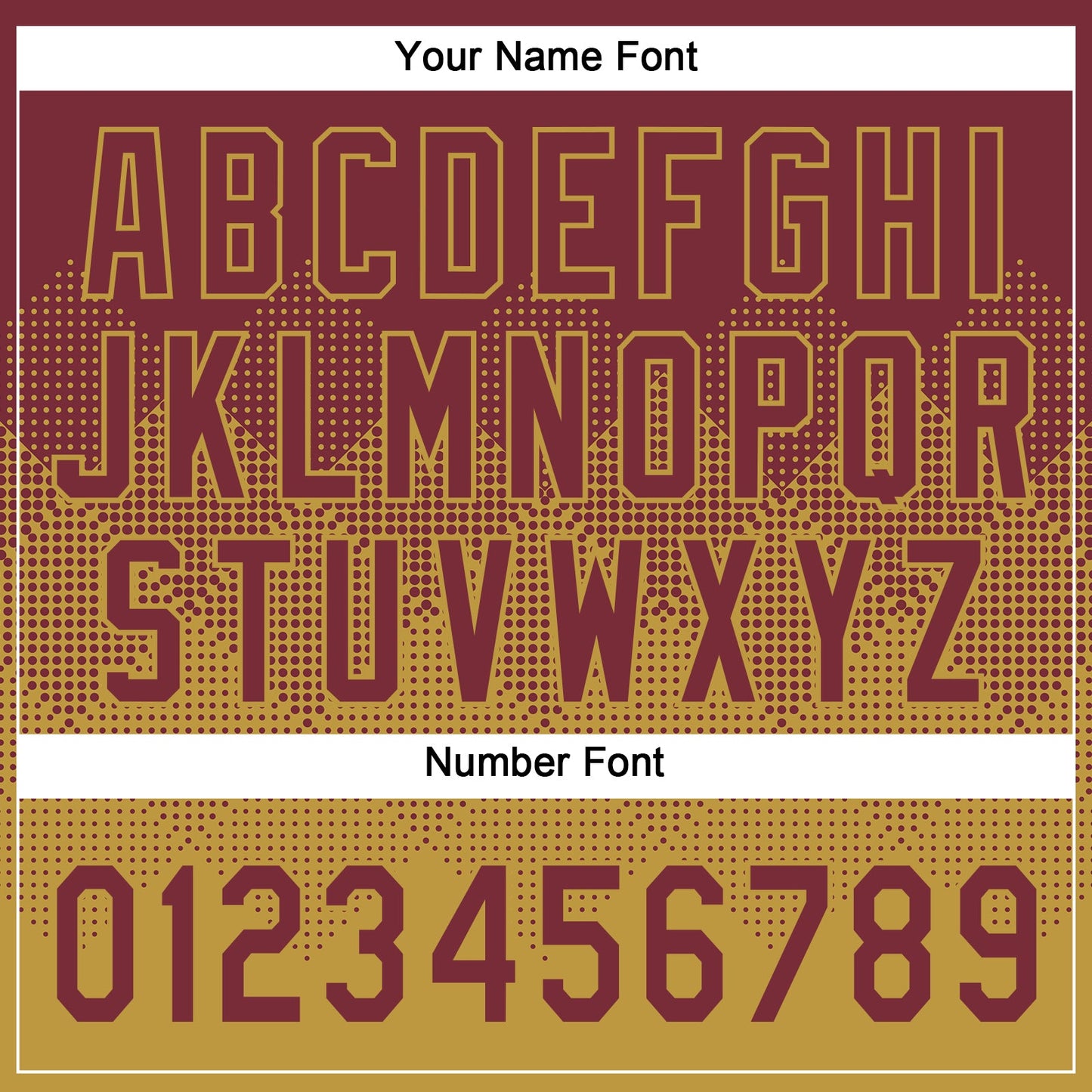 Custom Burgundy Old Gold 3D Gradient Square Shape Two-Button Unisex Softball Jersey