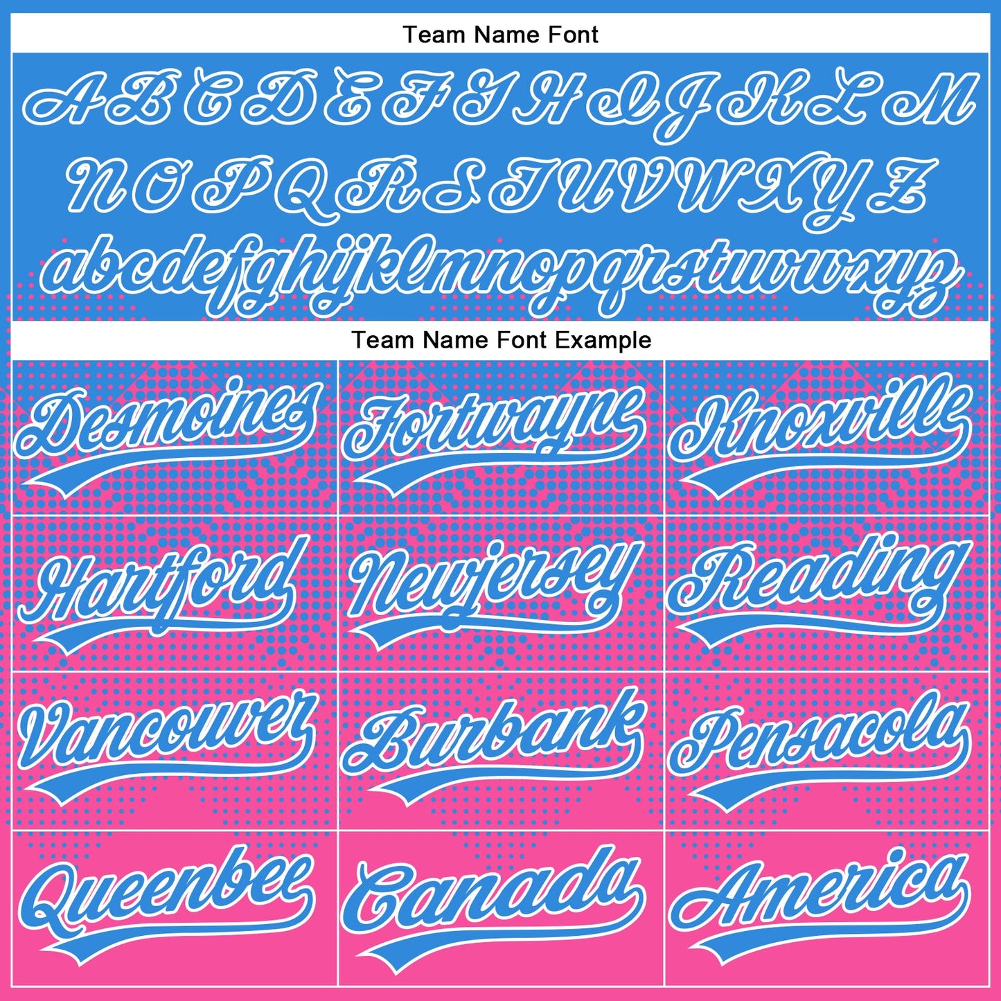 Custom Electric Blue Pink-White 3D Gradient Square Shape Two-Button Unisex Softball Jersey
