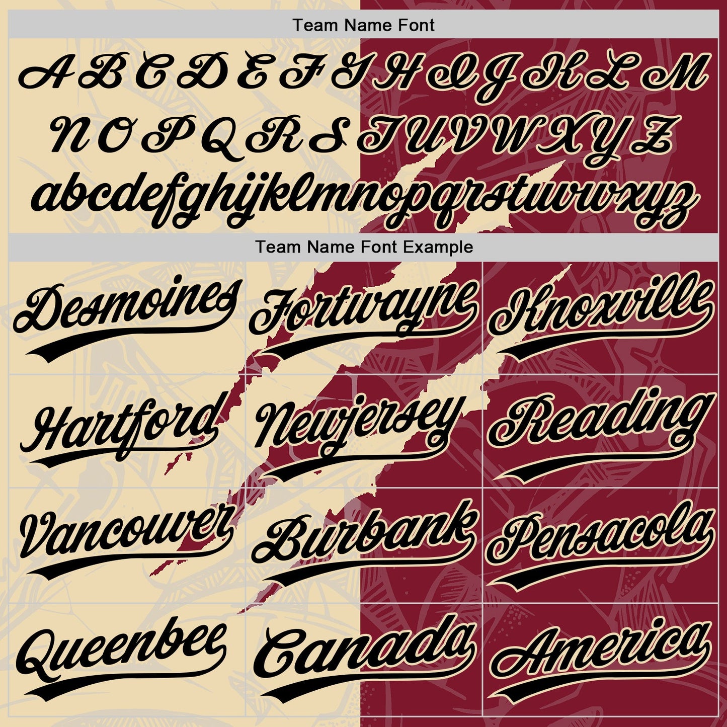 Custom Graffiti Pattern Black Crimson-Cream 3D Scratch Two-Button Unisex Softball Jersey