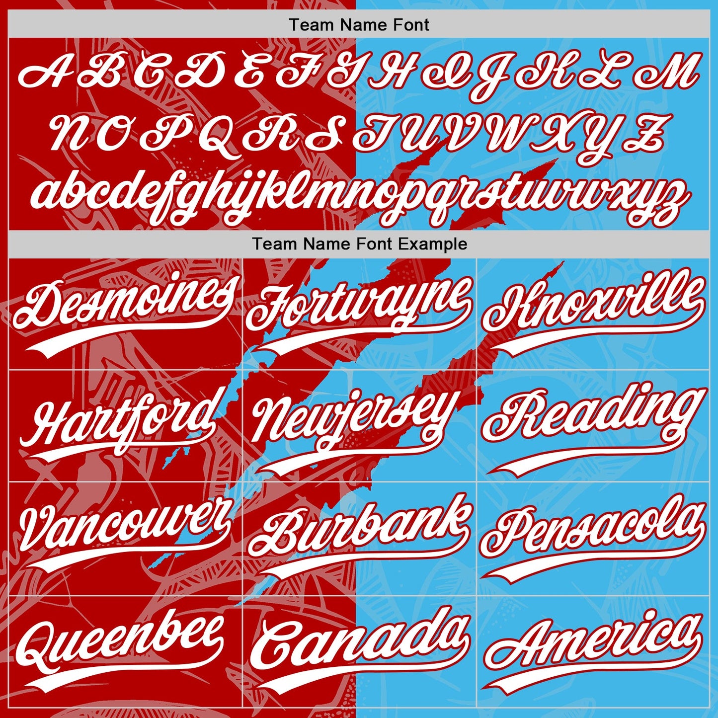 Custom Graffiti Pattern White Sky Blue-Red 3D Scratch Two-Button Unisex Softball Jersey