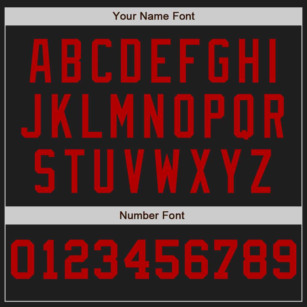 Custom Black Cream-Red Pinstripe Authentic Split Fashion Baseball Jersey