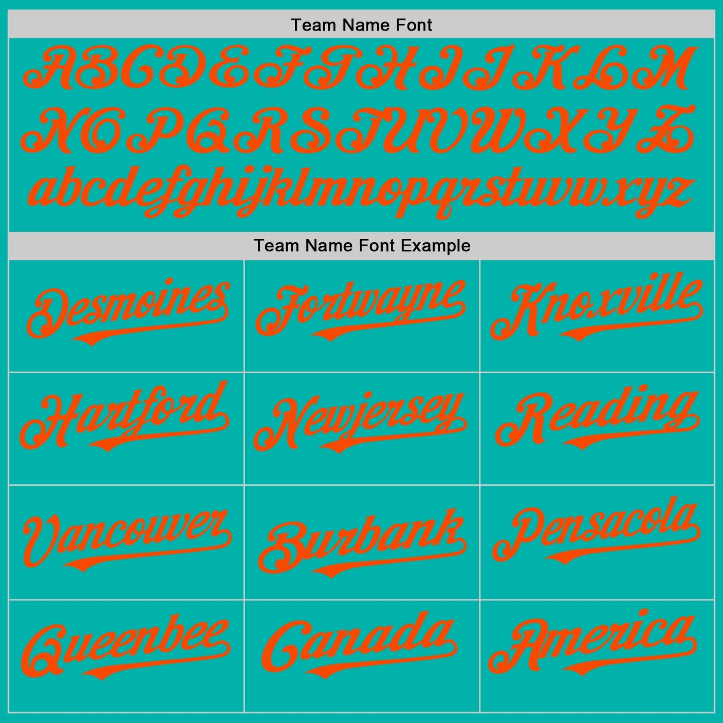 Custom Aqua White-Orange Pinstripe Authentic Split Fashion Baseball Jersey