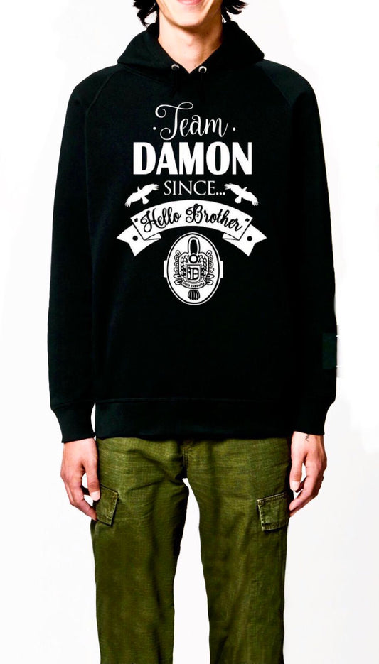 Team Damon Since Hello Brother Hoodie
