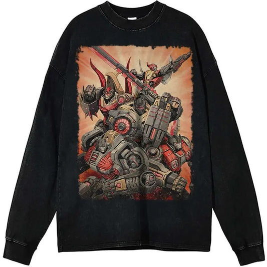Transformers Prime: Rage Of The Dinobots Long Sleeve, Movie Long Sleeve, Vintage Long Sleeve Tee
