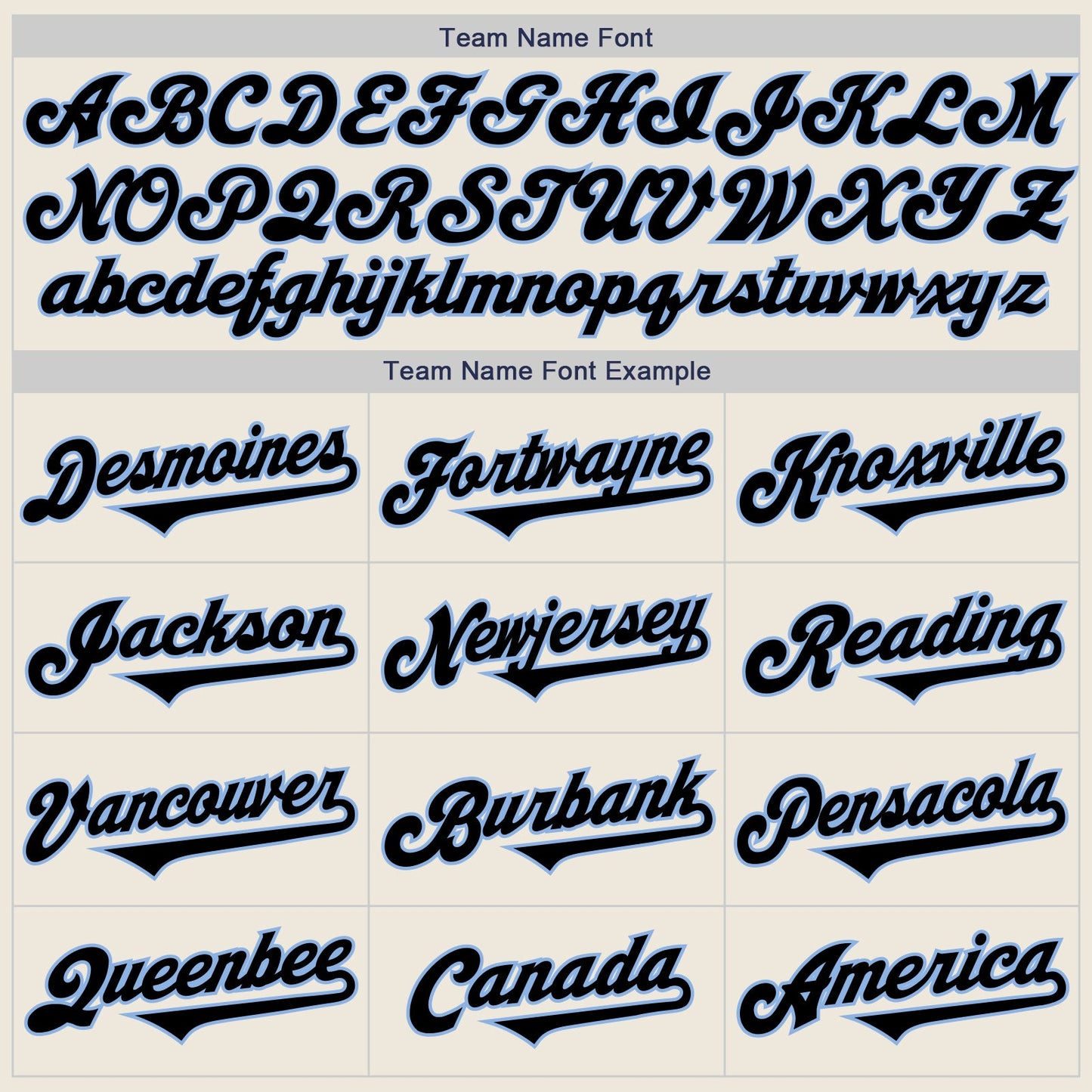 Custom Cream Black-Light Blue Authentic Two Tone Baseball Jersey