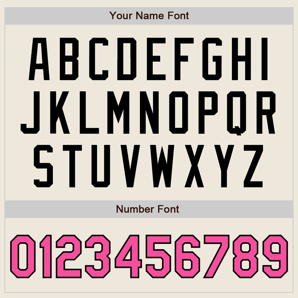 Custom Cream Pink-Black Authentic Two Tone Baseball Jersey