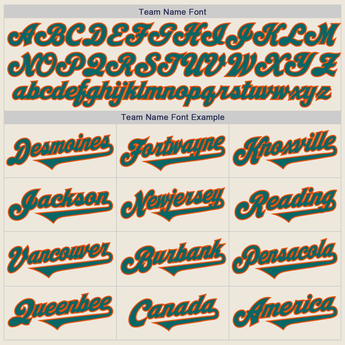 Custom Cream Teal-Orange Authentic Two Tone Baseball Jersey