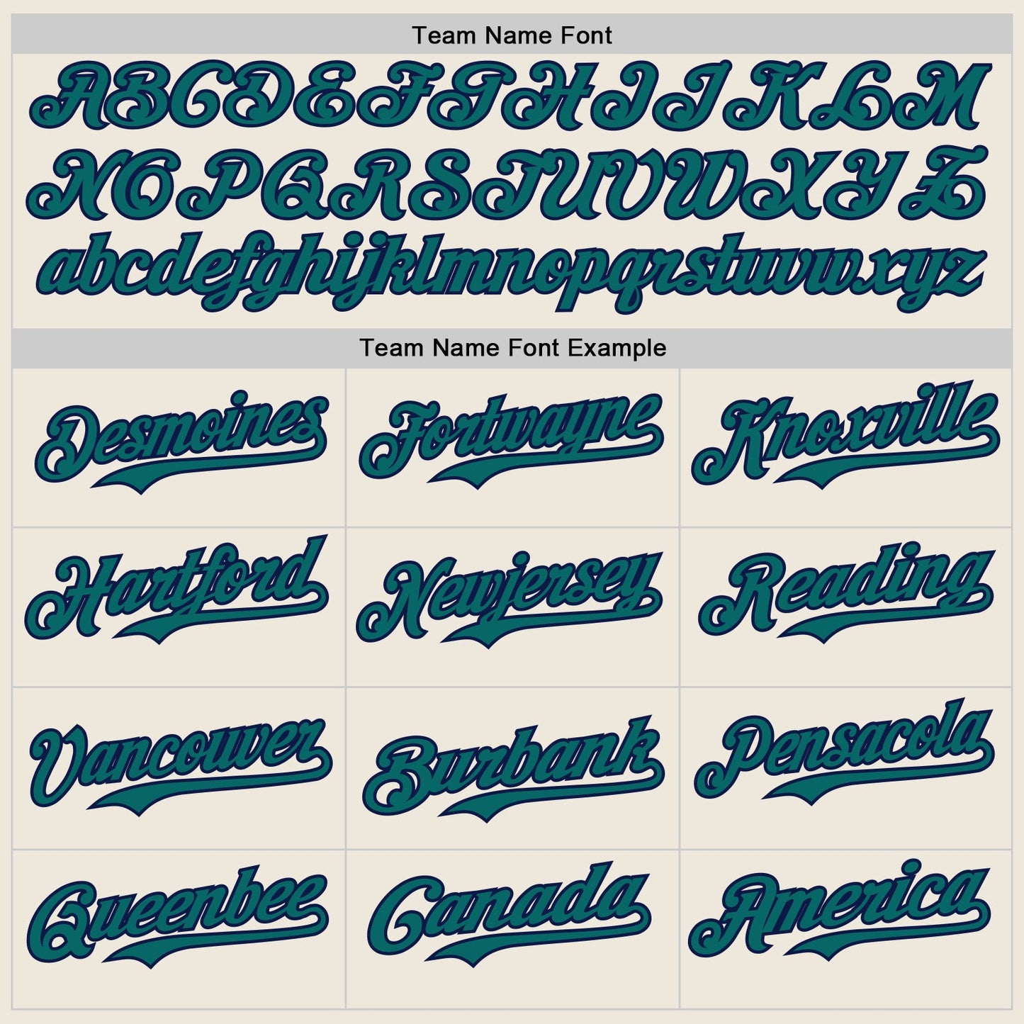 Custom Cream Teal Pinstripe Navy Authentic Two Tone Baseball Jersey