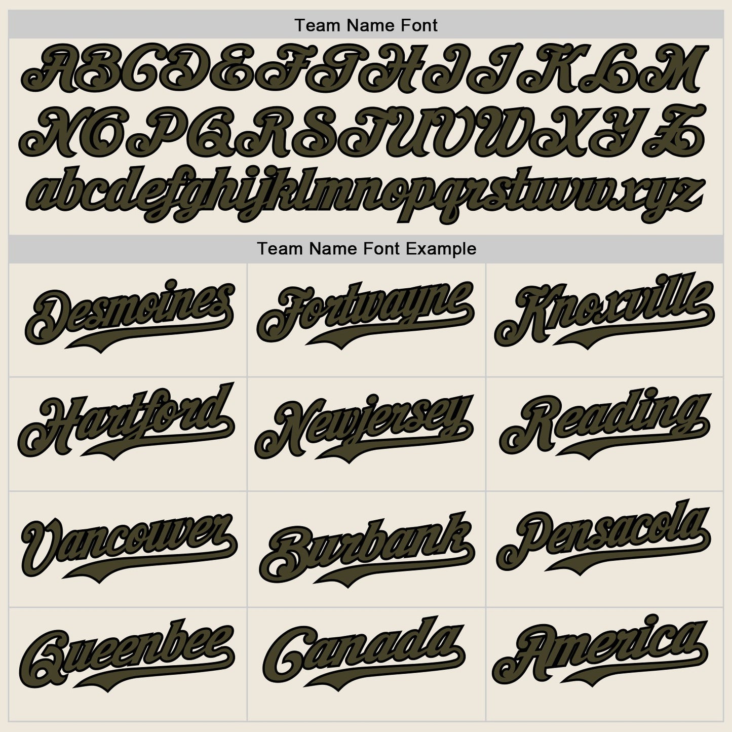 Custom Cream Olive Pinstripe Black Authentic Two Tone Baseball Jersey