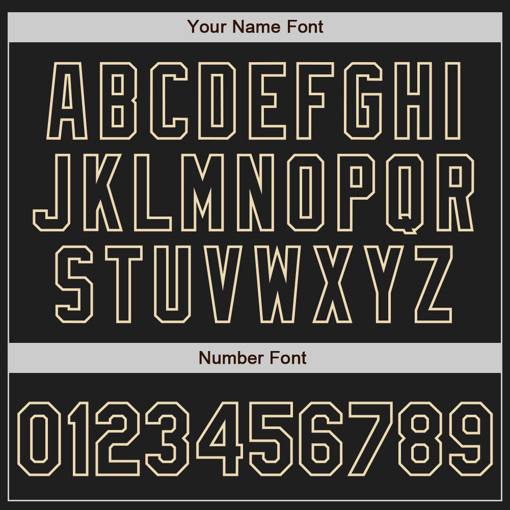 Custom Black Cream Pinstripe Cream Authentic Two Tone Baseball Jersey