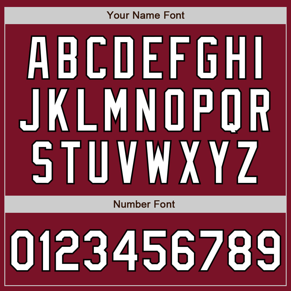 Custom Crimson Black Pinstripe White Authentic Two Tone Baseball Jersey