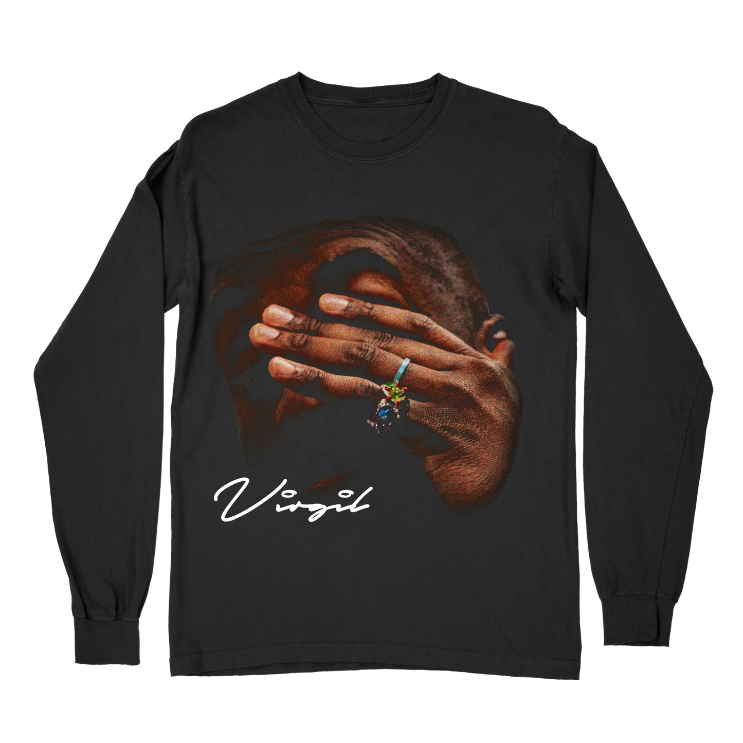 Virgil Abloh Long Sleeve T-Shirt – Rare Vintage Fashion Designer Shirt, Retro Off-White Streetwear for Men and Women