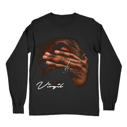 Virgil Abloh Long Sleeve T-Shirt – Rare Vintage Fashion Designer Shirt, Retro Off-White Streetwear for Men and Women