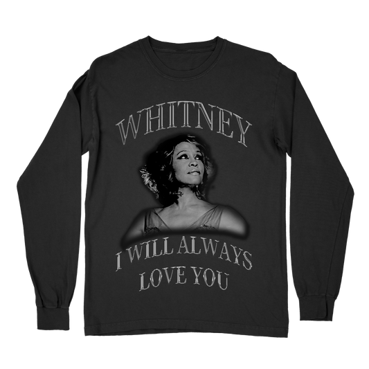 Whitney Houston Vintage 90s Long Sleeve T-Shirt – Retro Oversized Shirt, Iconic Music Tee for Pop Fans, Unisex Fit