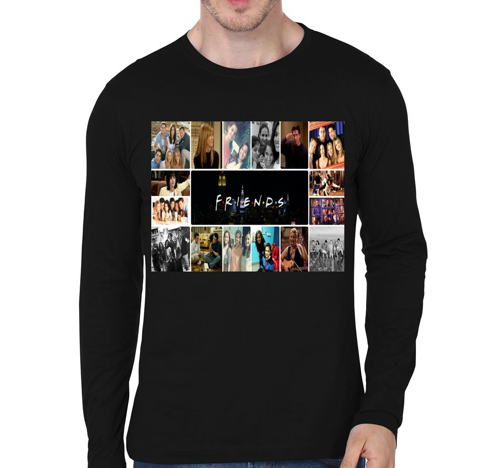 Friends Black Full Sleeve Tee