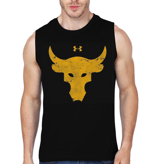 Bull Black Sleeveless T-Shirt