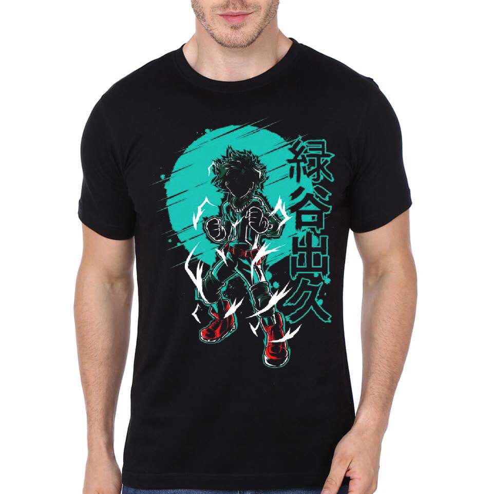 My Hero Academia Black T-Shirt Style014