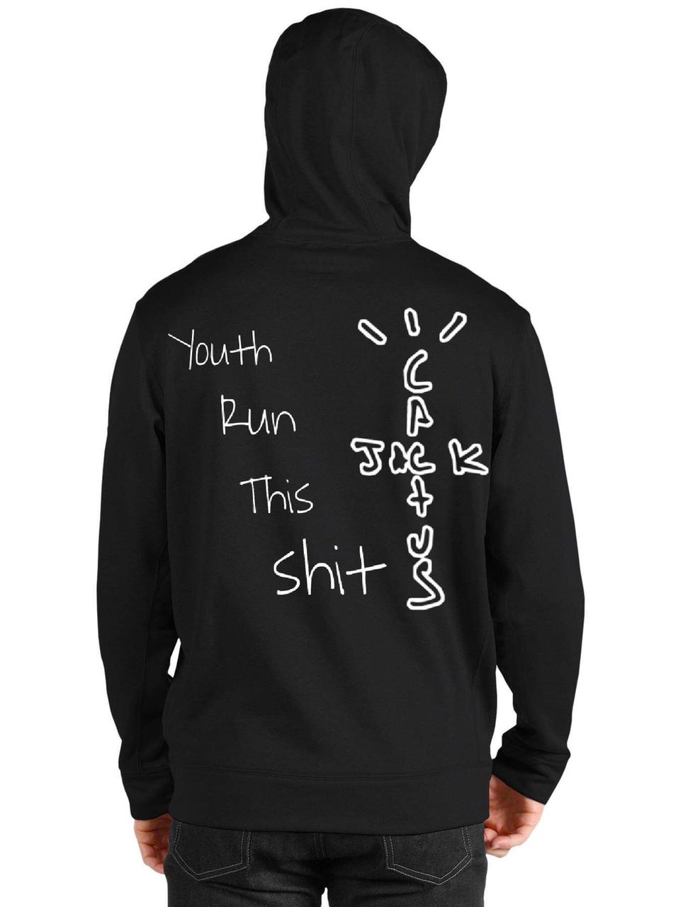 Cactus Jack Black Hoodie