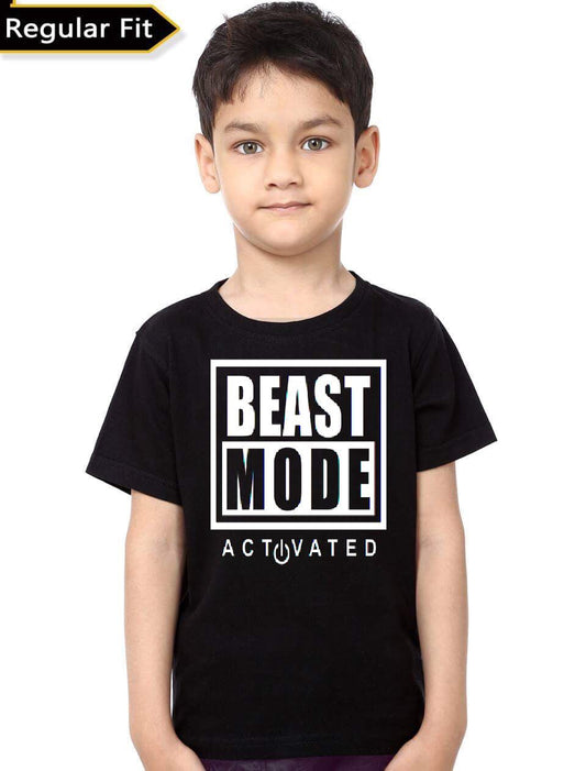 Beast Mode Kids Black T-Shirt