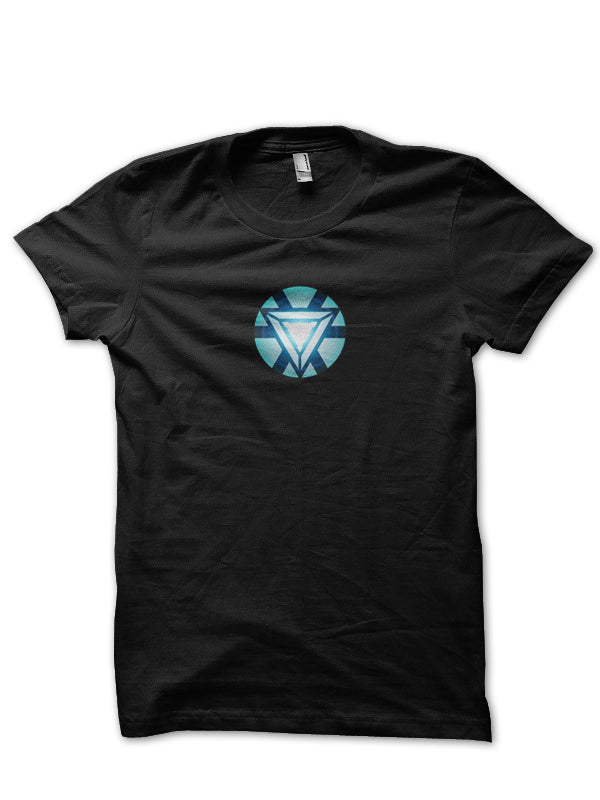 Ironman Arc Reactor Black T-Shirt