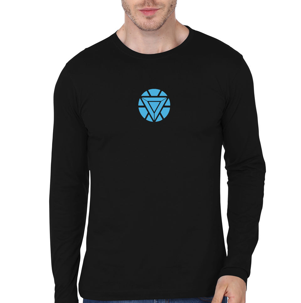 Iron Man Arc Reactor Full Sleeve Black T-Shirt