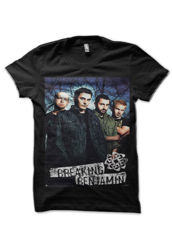 Breaking Benjamin Half Sleeve Black T-Shirt Style001