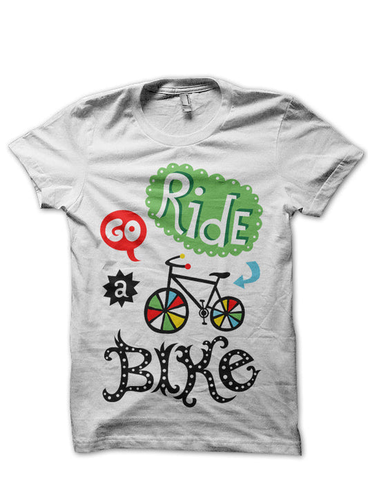 Bike White Tee