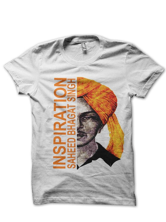 Bhagat Singh White T-Shirt