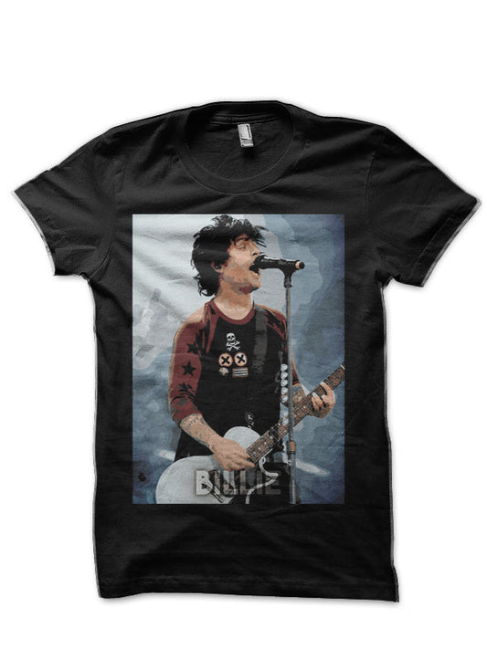 Billie Half Sleeve Black T-Shirt