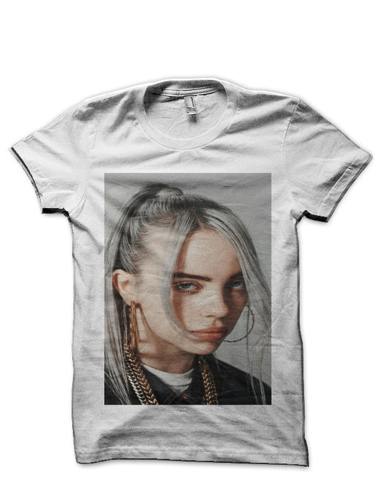 Billie Eilish Half Sleeve T-Shirt Style014