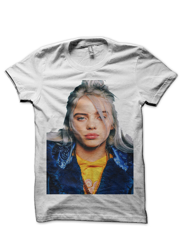 Billie Eilish Half Sleeve T-Shirt Style013