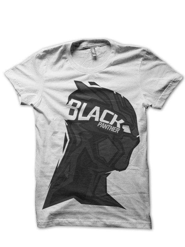 Black Leopord White T-Shirt