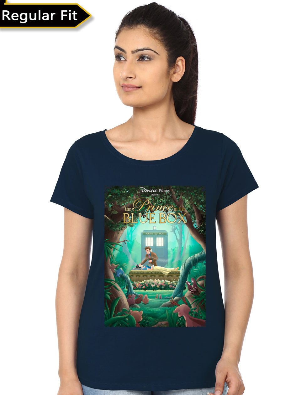 Blue Box Navy Blue Tee