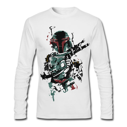 Bounty Hunter White Full Sleeve Tee