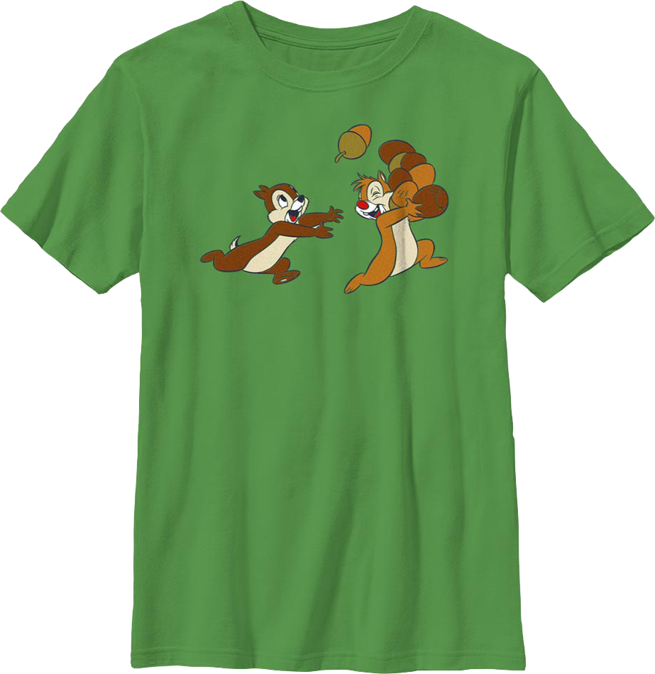 Boys Youth Catching Up Chip 'n Dale Rescue Rangers Shirt